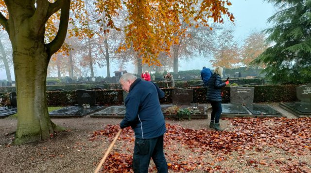 Klusochtend begraafplaats (zaterdag 26 november 2022)